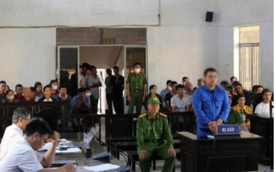 Bị cáo Y Yôp Byă bị tuyên phạt 17 năm tù vì tội “Giết người”. Ảnh: P.Đ