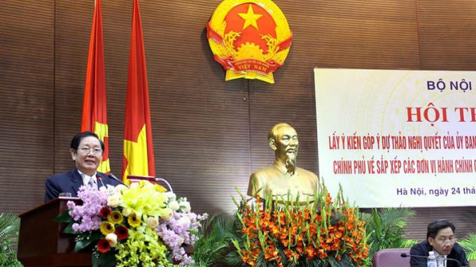 Bộ trưởng Lê Vĩnh Tân phát biểu tại Hội thảo.