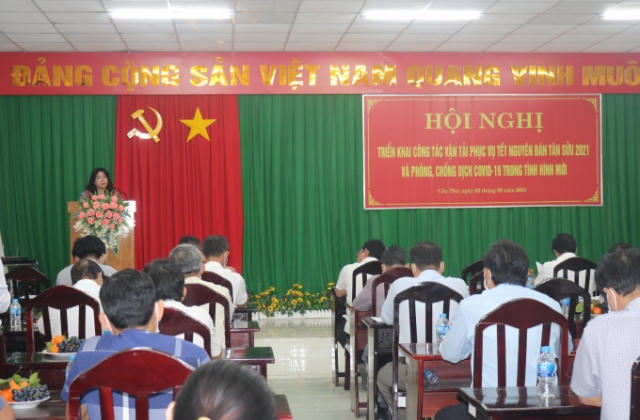 Cần Thơ: Triển khai công tác vận tải phục vụ Tết Nguyên đán và phòng, chống dịch Covid-19