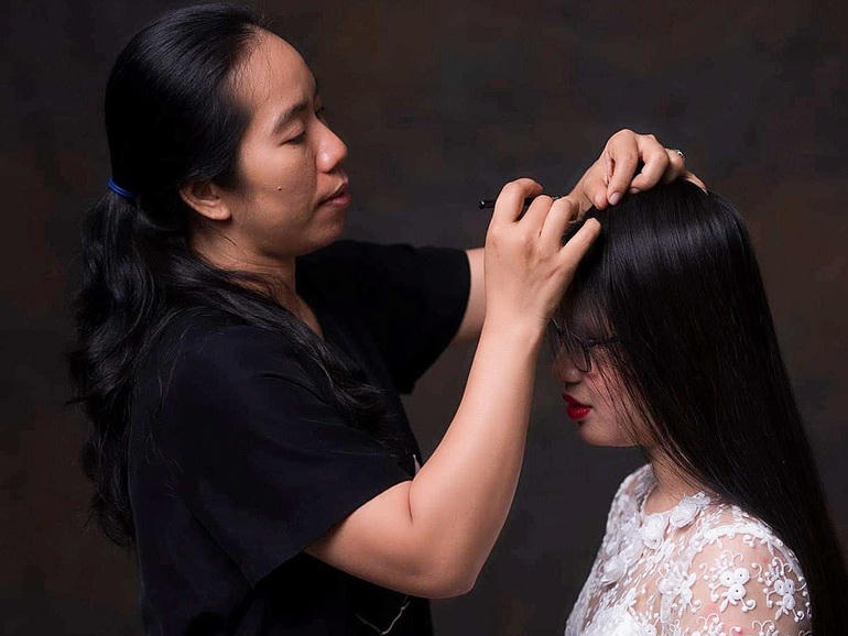 Hành trình của Anh Thư luôn có mẹ đồng hành (Ảnh: Nhân vật cung cấp).