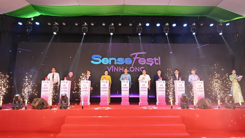 Nghi thức khởi công Trung tâm thương mại SenseFesti Vĩnh Long