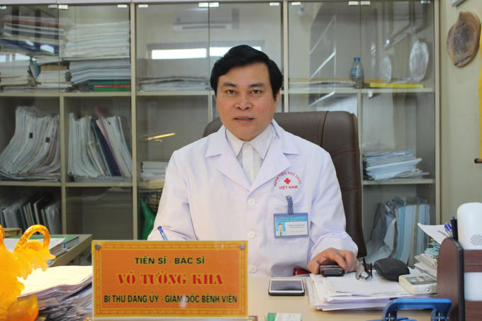 TS. BS Võ Tường Kha, Giám đốc Bệnh viện Thể thao Việt Nam.
