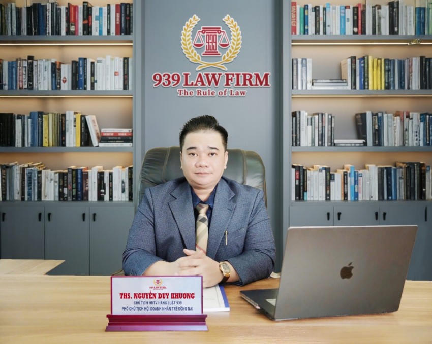 Ông Nguyễn Duy Khương, Phó Chủ tịch Hội Doanh nhân trẻ Đồng Nai.