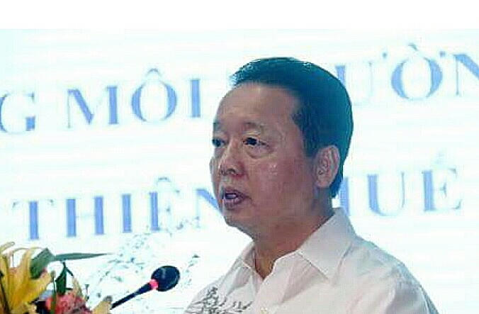 &Ocirc;ng Trần Hồng H&agrave; - Bộ trưởng Bộ TN-MT ph&aacute;t biểu tại Hội nghị