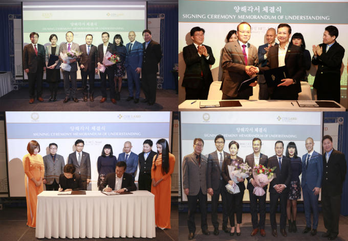 CEN Korea lần lượt ký kết hợp tác với công ty luật Logos và Global Real Estate Agency.