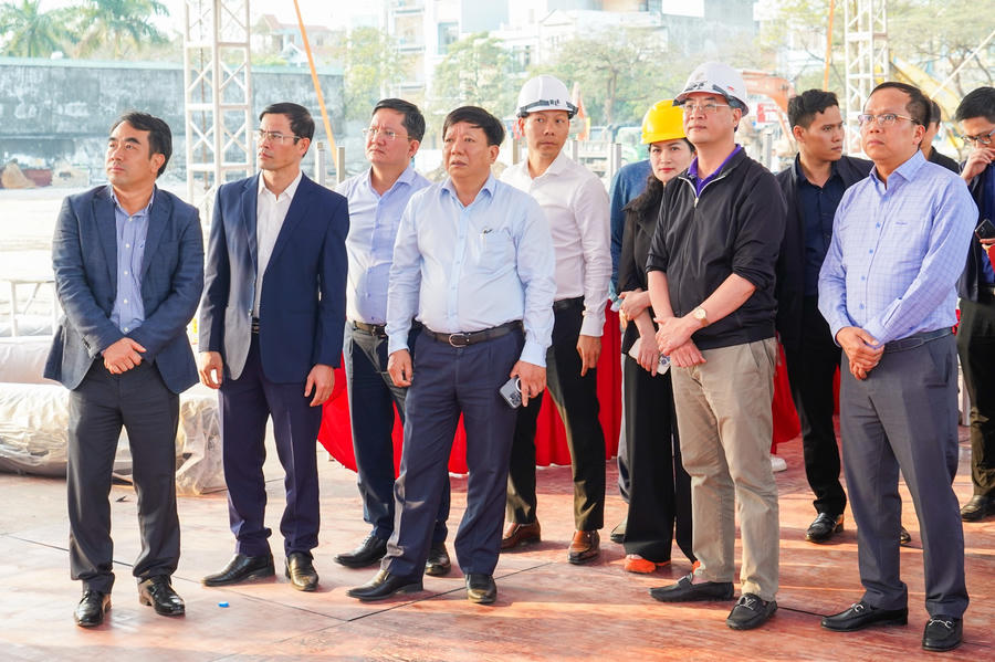 Lãnh đạo TP Hải Phòng kiểm tra công tác chuẩn bị lễ khởi công Dự án.