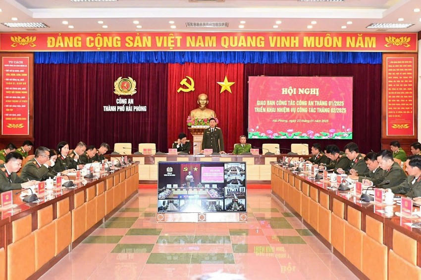 Hội nghị CA TP Hải Phòng.