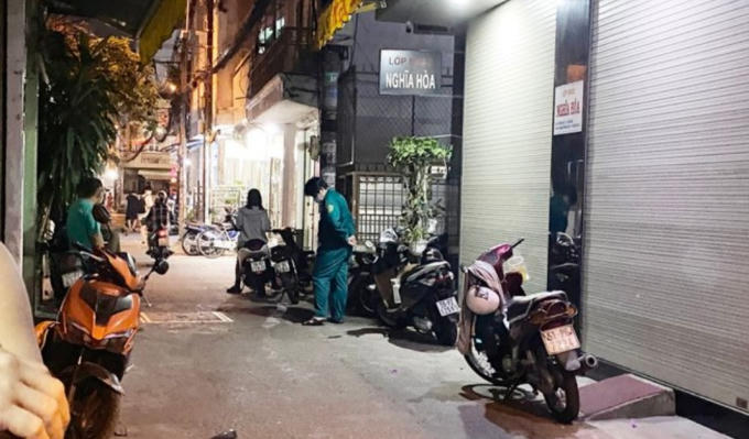 Hiện trường vụ việc.