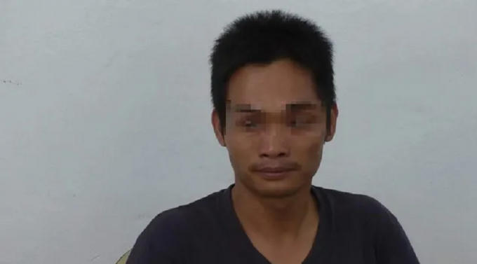 Bùi Văn Hời - người đã tự thú việc tự tay giết con gái ruột mới 8 tuổi và ném thi thể nạn nhân xuống sông Hàn.