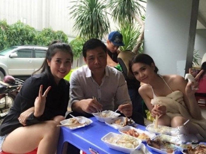 Ngọc Trinh và bạn trai đại gia lúc còn mặn nồng.