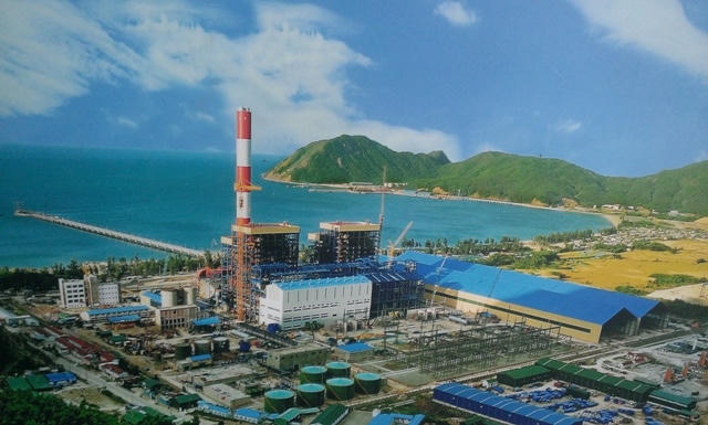 Một phần dự án Formosa tại Khu kinh tế Vũng Áng