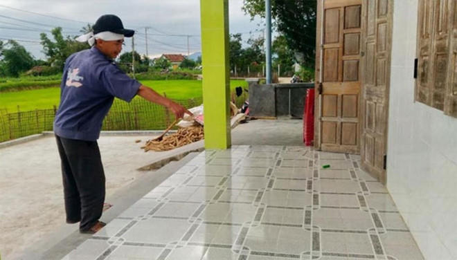 Hiện trường nơi xảy ra vụ việc.