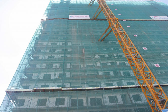 Dự án Diamond Lotus Riverside- căn hộ xanh chính phẩm theo tiêu chuẩn Hoa Kỳ (Leed) lần đầu tiên tại Việt Nam, chuẩn bị giao nhà cuối năm 2017.