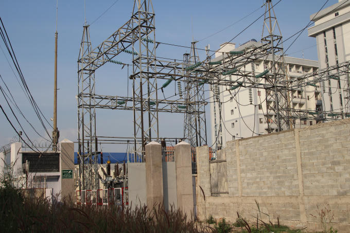 Trạm biến áp Linh Trung 2, nơi hai nhân viên điện lực bị phóng điện.