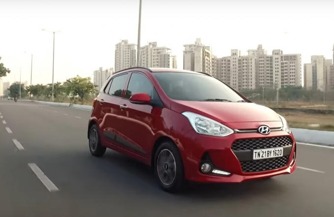 Hyundai i10 có giá khoảng 150 triệu đồng tại Ấn Độ. Ảnh: CarblogIndia