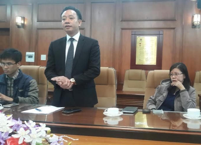 Ông Phạm Xuân Dương thông tin về vụ việc.