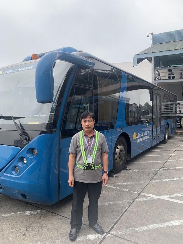 Anh Nguyễn Ngọc Huấn trong ca trực liên quan.