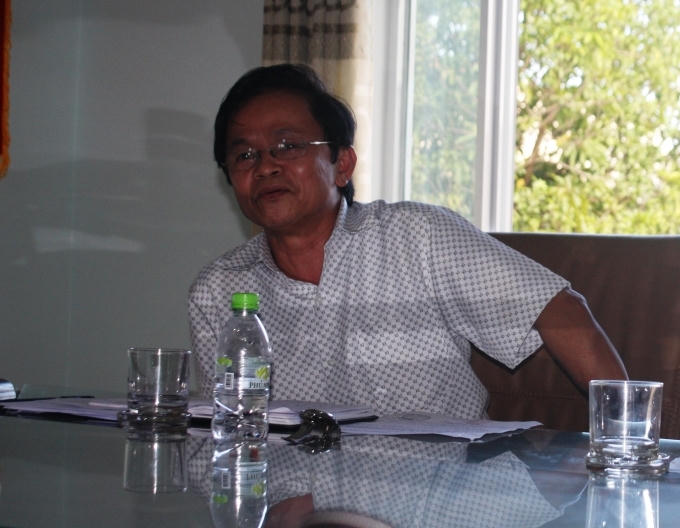 Ông Đoàn Văn Lên, Chủ tịch Liên minh Hợp tác xã tỉnh Quảng Nam.