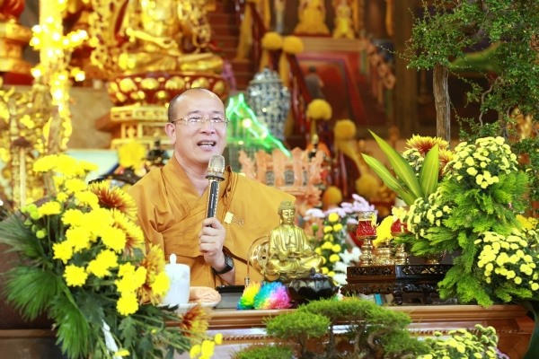 Đại đức Thích Trúc Thái Minh - Trụ trì chùa Ba Vàng (Uông Bí, Quảng Ninh).