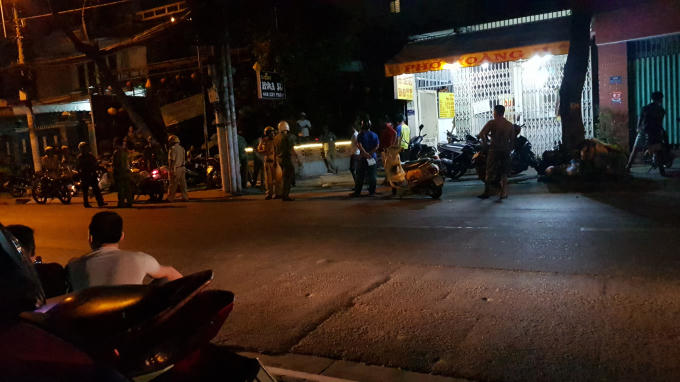 Hiện trường vụ án tối ngày 19/3.