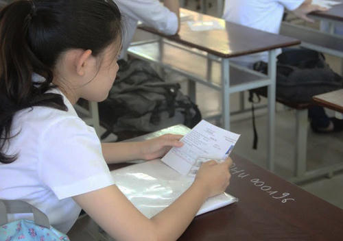 Thí sinh chú ý cách điền phiếu đăng ký dự thi tốt nghiệp THPT và xét tuyển đại học năm 2021. Ảnh minh họa.
