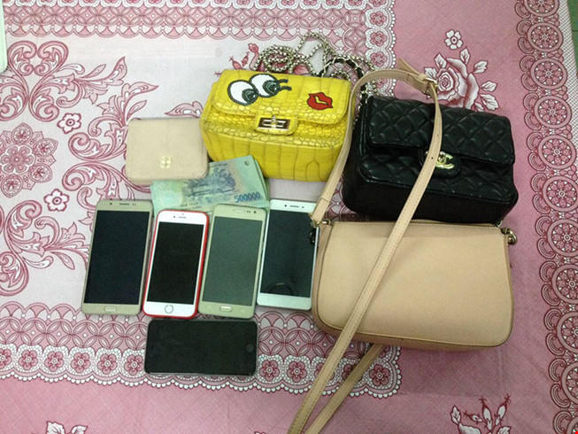 Tang vật công an phát hiện.