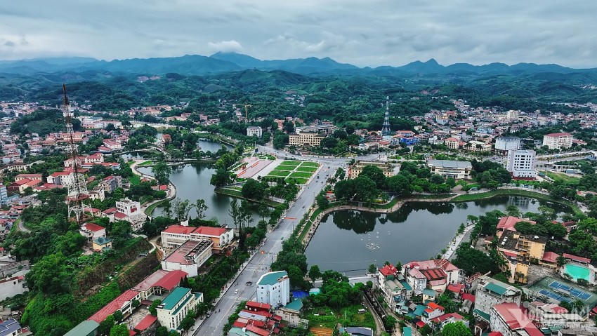 Một góc của TP Yên Bái. (Ảnh: VietNamNet).