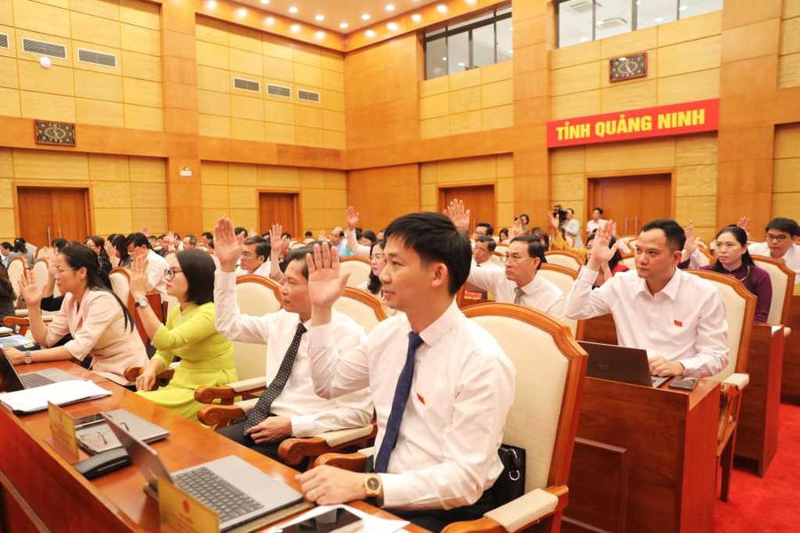 11 nghị quyết tại kỳ họp thứ 22 được 100% đại biểu HĐND tỉnh nhất trí thông qua.