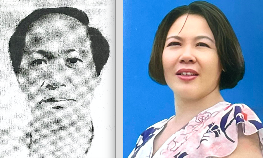 Bị can Nguyễn Đăng Thuyết (trái) và bị can Nguyễn Thị Hòa bị C03 truy nã. Ảnh: BCA