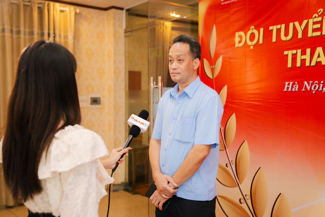 Ông Lê Thanh Sơn – Phó Chủ tịch kiêm Tổng thư Liên đoàn, Trưởng đoàn đội tuyển cầu mây Việt Nam.
