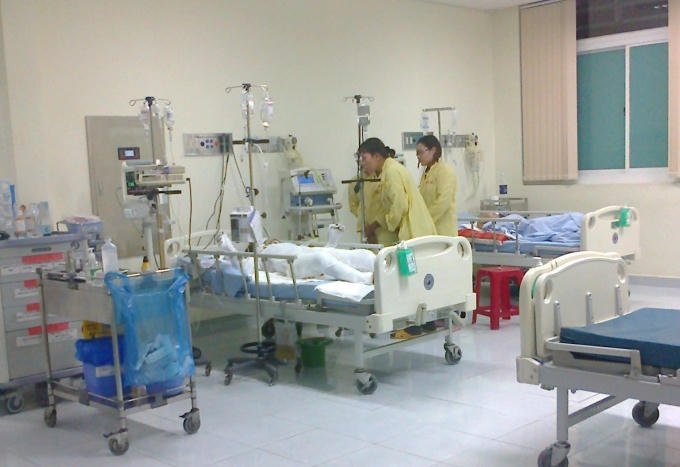 Nạn nhân Nguyễn Thị Mỹ Duyên trong ngày cuối cùng tại bệnh viện