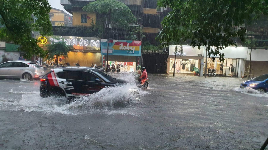 Thời tiết Hà Nội sắp có đợt mưa lớn. trong 3 ngày tới. Ảnh Thanh Niên
