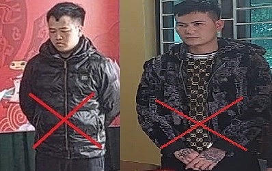 Hai đối tượng tại Cơ quan An ninh điều tra.