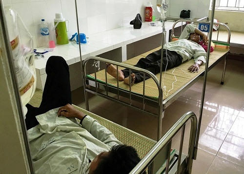 Bệnh nhân đang tiếp tục được điều trị tại BV Đa khoa Quảng Ngãi. Ảnh: Khám phá