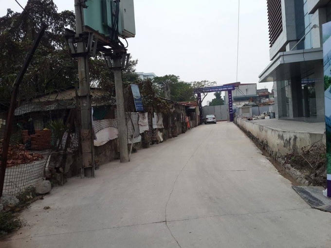 Dự án Hongkong Tower không "án ngữ" tại vị trí mặt đường Đê La Thành như đã được quảng cáo.