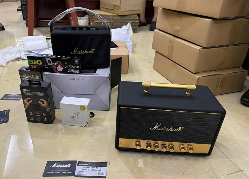 Hàng giả bị cơ quan Công an phát hiện, thu giữ