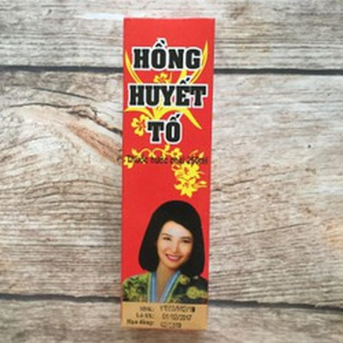 Sản phẩm “Hồng huyết tố”, vẫn được cơ sở Y dược Nguyễn Minh Trí sản xuất và lưu hành, mặc dù số đăng ký đã hết hiệu lực.