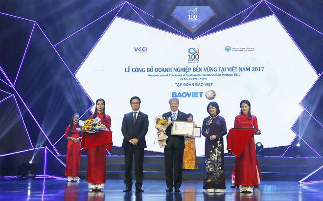 Lễ công bố DN bền vững tại Việt Nam năm 2017