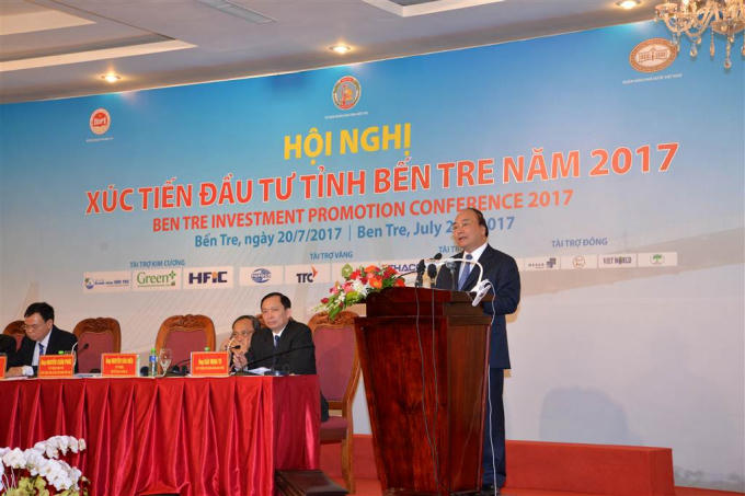 Thủ tướng Nguyễn Xuân Phúc phát biểu tại Hội nghị.