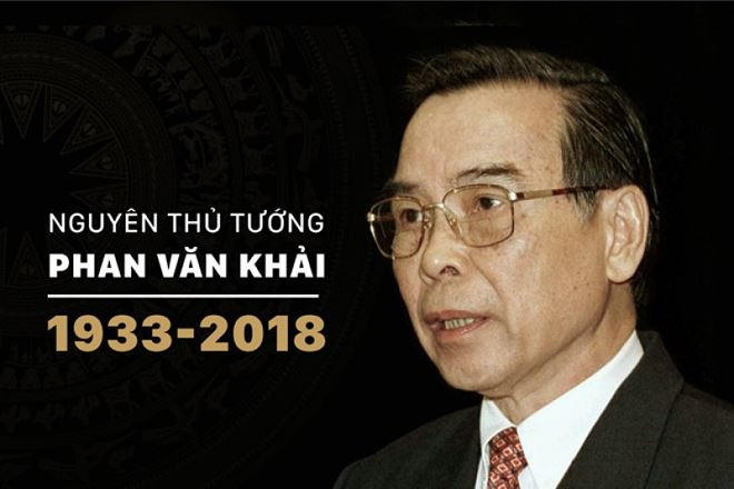 Vĩnh biệt nguyên Thủ tướng Phan Văn Khải!