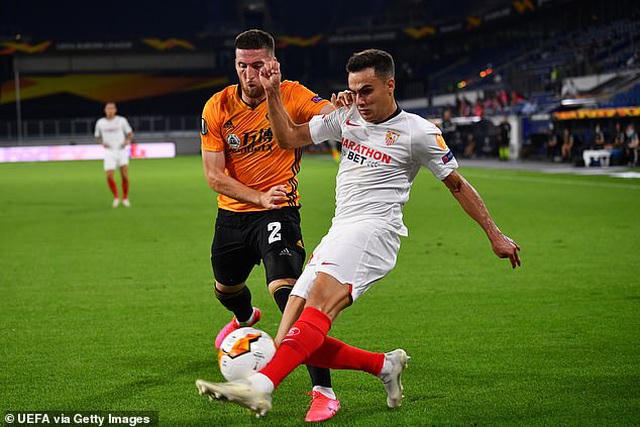 Sergio Reguilon chơi ấn tượng trong màu áo Sevilla
