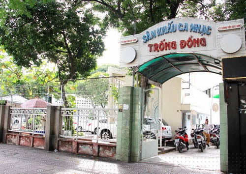 Sân khấu ca nhạc Trống Đồng, nơi dự kiến xây bãi đậu xe ngầm Trống Đồng.