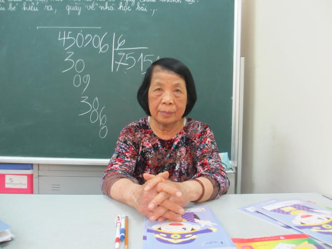 Cô giáo Nguyễn Thị Côi (Ảnh:Mẫn Nhi)