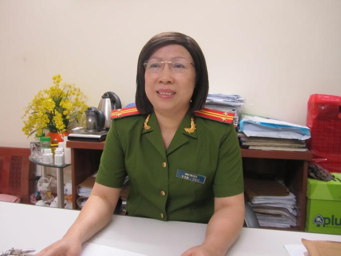 Trung tá Chu Thị Hoa