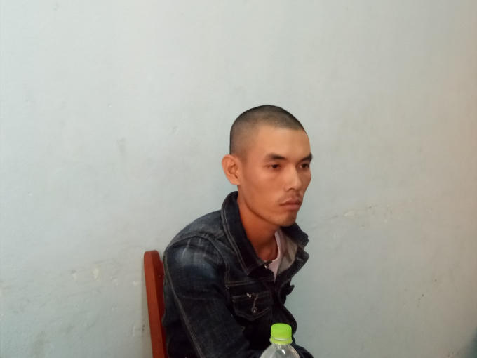 Đối tượng Nguyễn Minh Huy tại Cơ quan CSĐT Công an quận Thanh Khê.