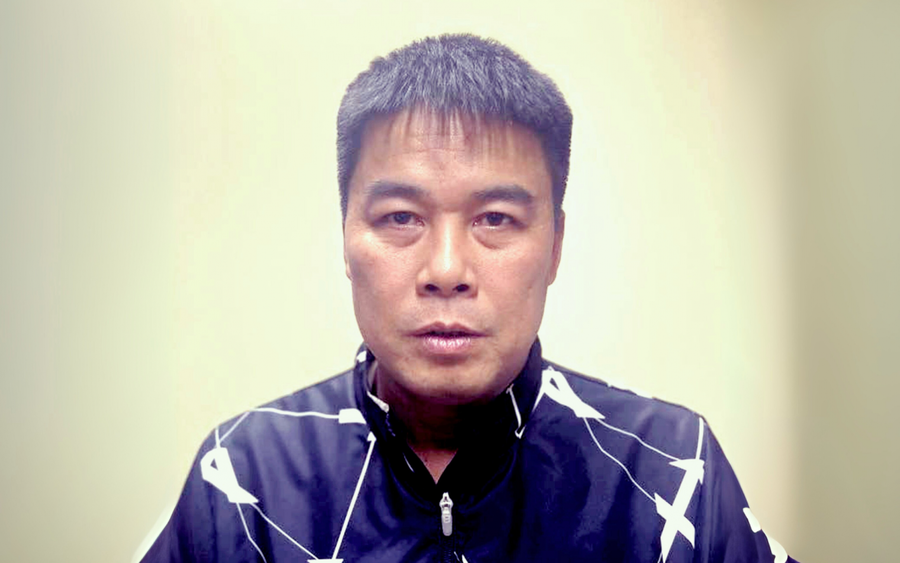 Bị can Nguyễn Văn Hậu.