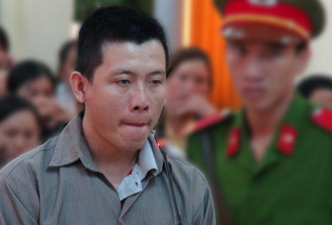 Bị cáo Ngỡi nói lời sau cùng trước tòa (Ảnh: báo Tuổi trẻ)