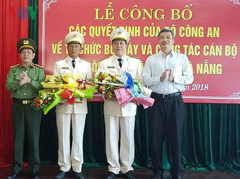 Lễ công bố các quyết định của Bộ Công an về tổ chức bộ máy và công tác  cán bộ.