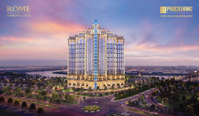 Rome by Diamond Lotus – di sản xanh mang tính biểu tượng ngay cửa ngõ phía Đông TP HCM, được phát triển bởi Nhà phát triển CTX Phuc Khang Corporation.