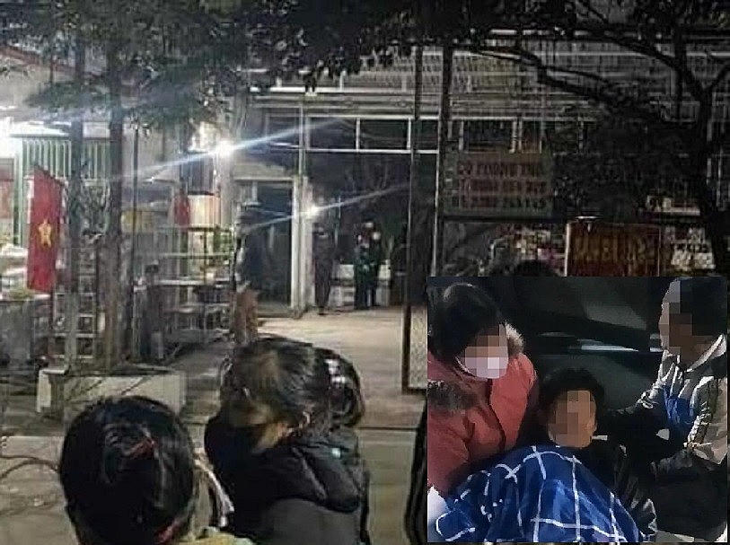Do ghen tuông mù quáng, Vũ Công Thản đã gây ra vụ án mạng đau lòng. Ảnh lớn (khu trọ nơi xảy ra sự việc); nạn nhân bị sát hại (ảnh nhỏ).